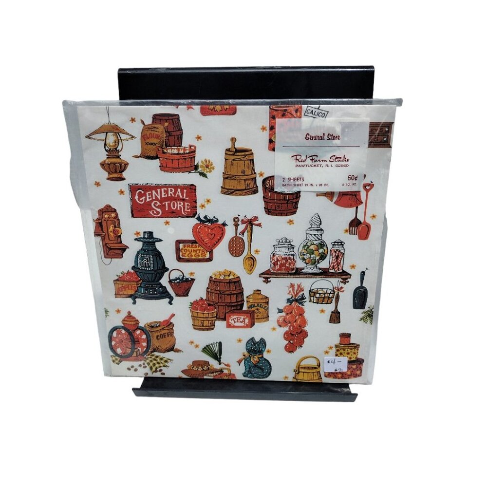 Vintage Gift Wrap - "General Store" Theme